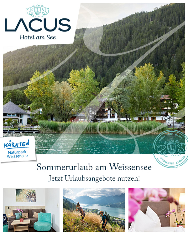 Lacus Hotel am See - Urlaub mit Baby am Weissensee in Kärnten