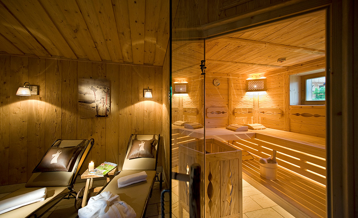 Wellnessraum im Almhotel Edelweiss